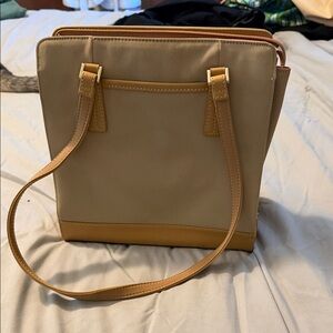 Liz Claiborne Elegant Tan and Brown Women's Bag